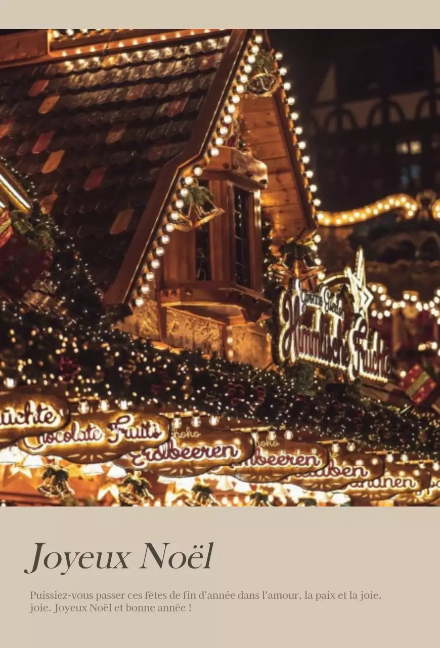 Concept photo émotionnel Noël en brun