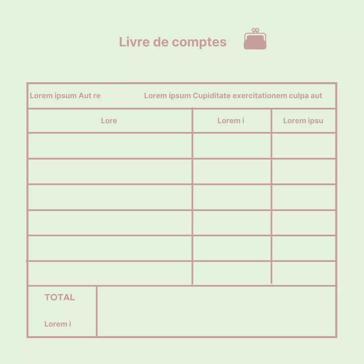 Icône de la Monnaie Livre de comptes simple