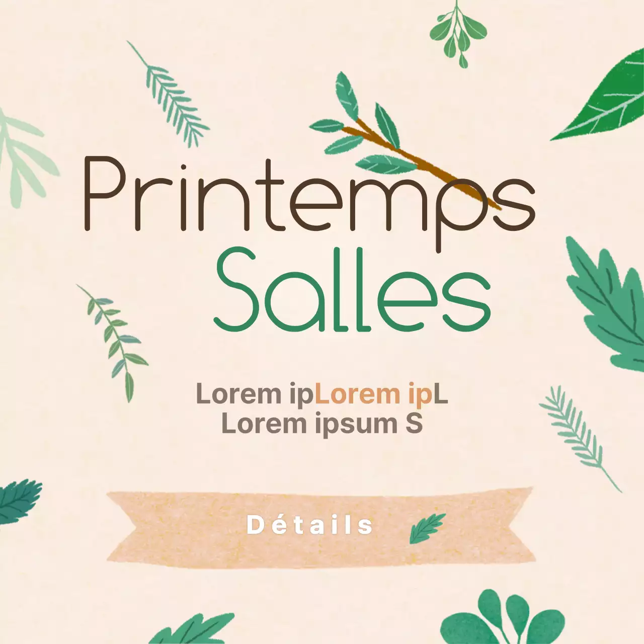 Spring Sale_Flower Illustration