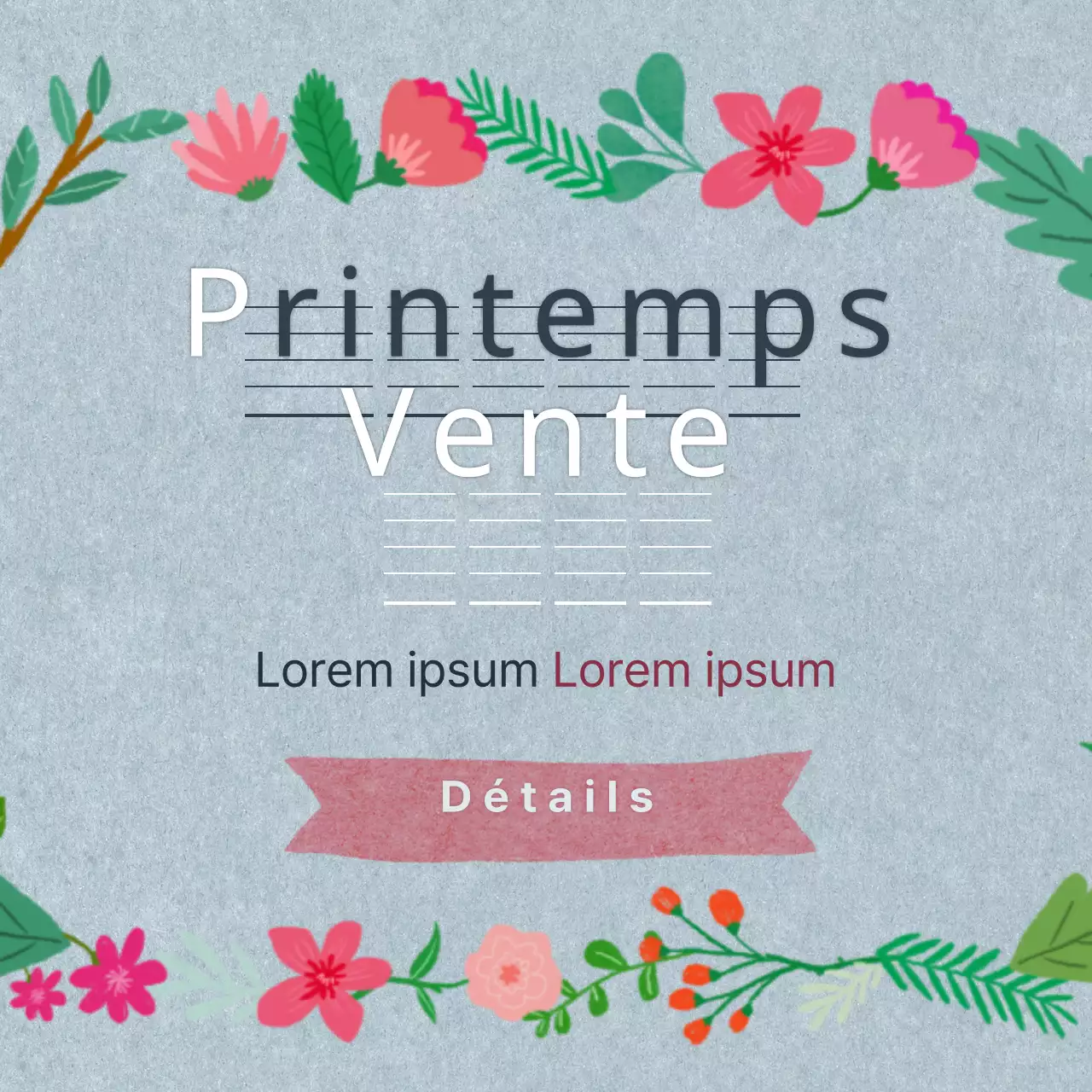 Spring Sale_Flower Illustration