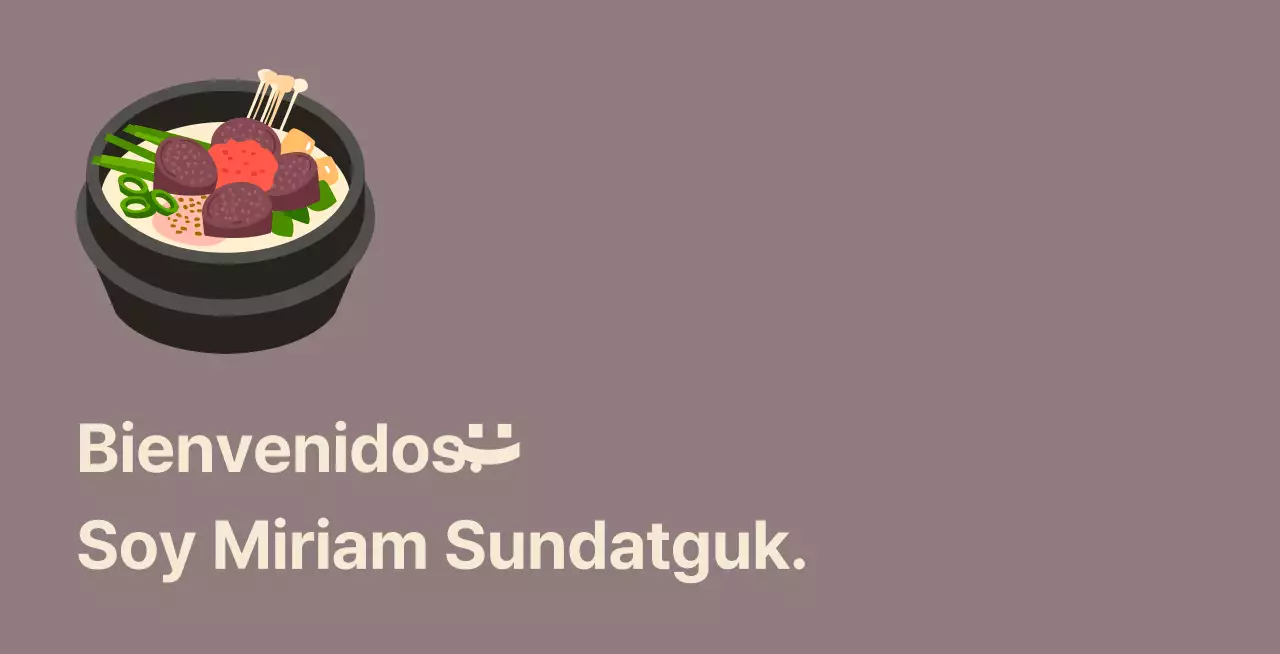 Sundaegukbap restaurante Balsat con sundaeguk sobre un fondo de judías rojas