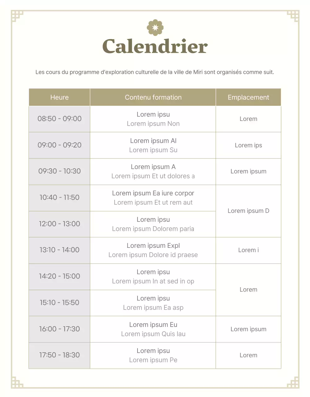 Un poster traditionnel apaisant avec une finition en porcelaine ivoire.