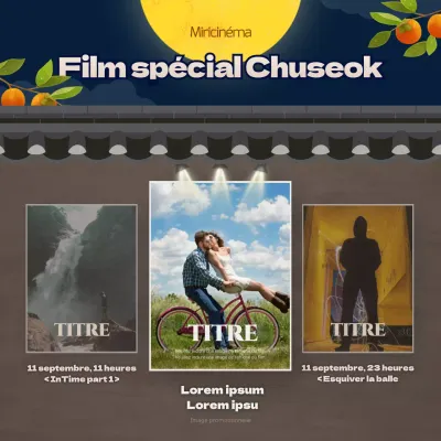 Navy and Brown Film du jour