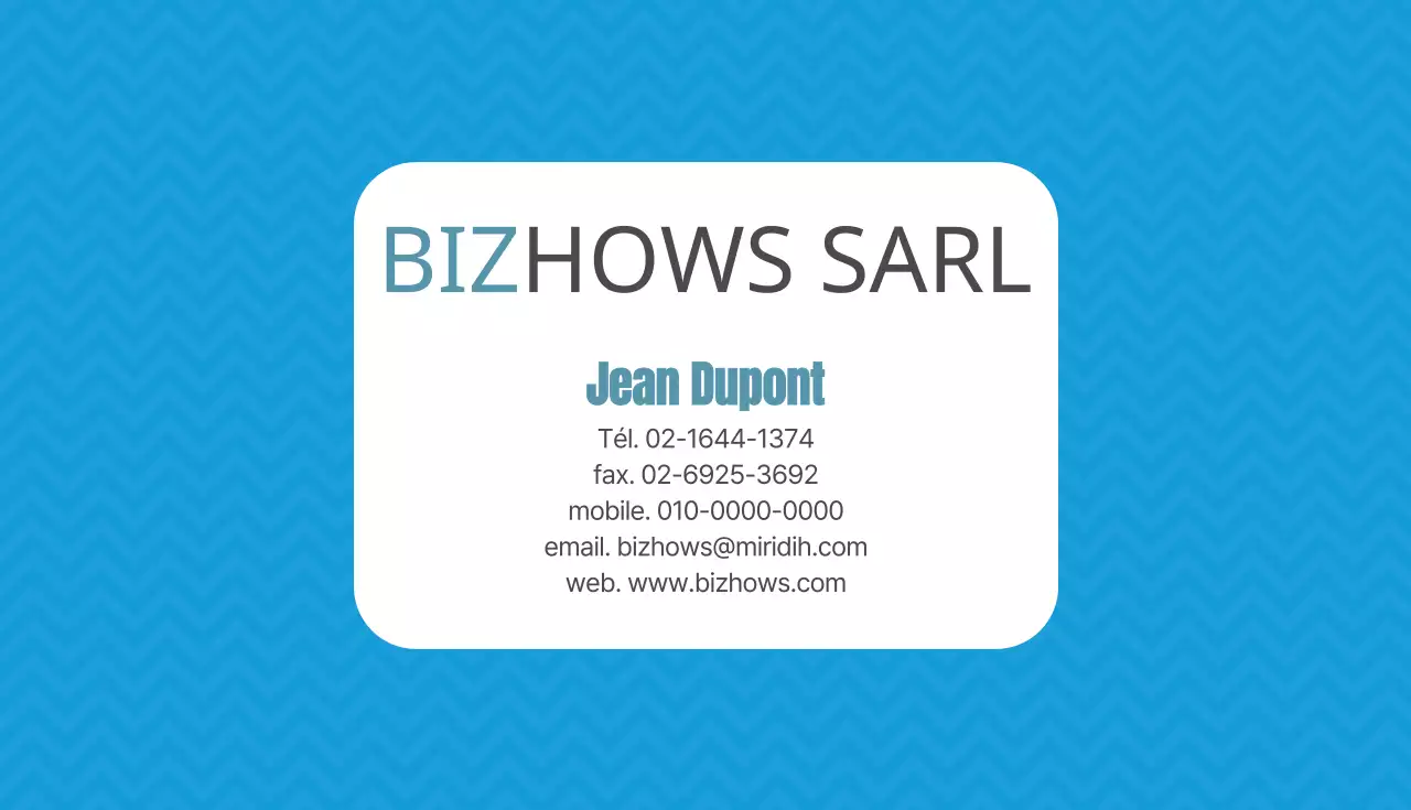 Cartes de visite avec photo