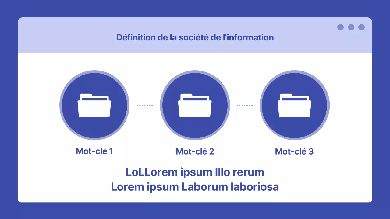 Présentation simple de l'évaluation des performances en bleu et blanc