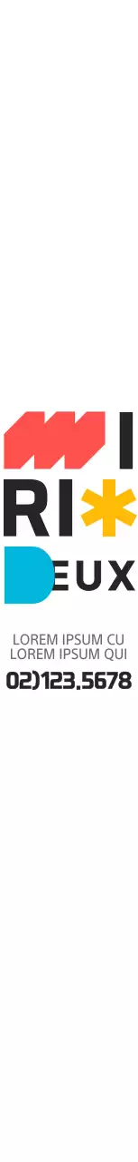 Logo de texte simple et coloré pour un kit d'accueil d'entreprise