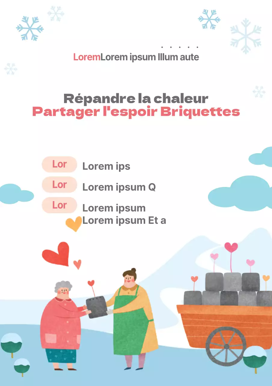 Partage des briquettes