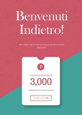 COUPON DI BENVENUTO