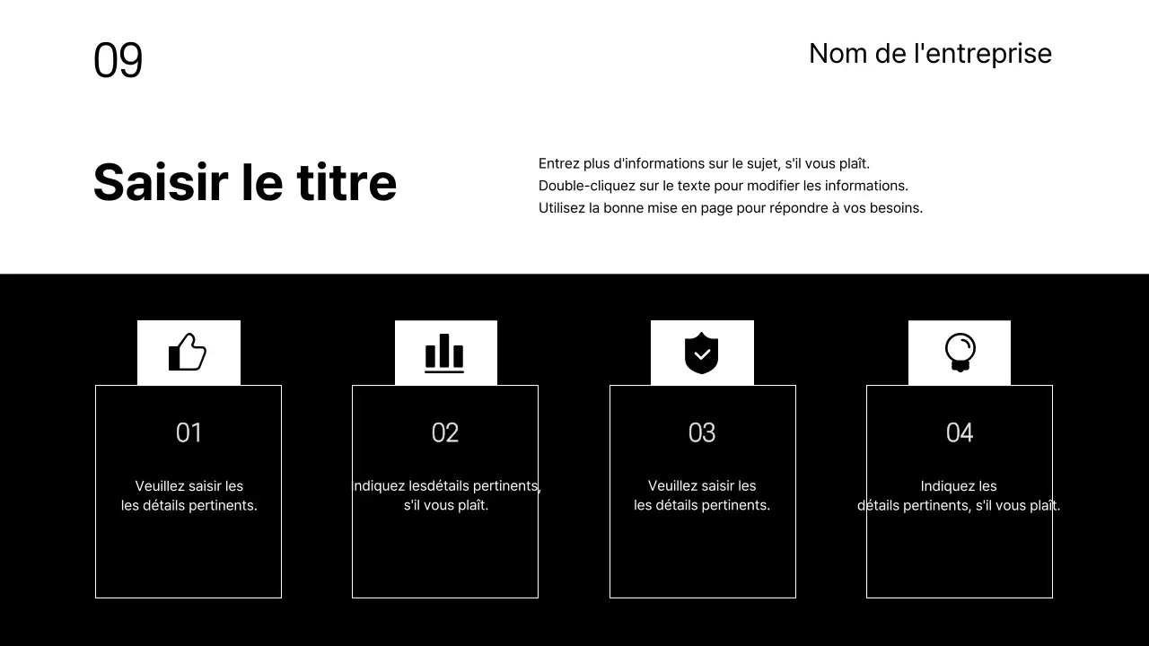 Présentations commerciales