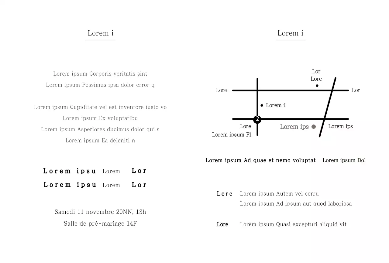 Invitation de mariage de conception moderne en gris et marron