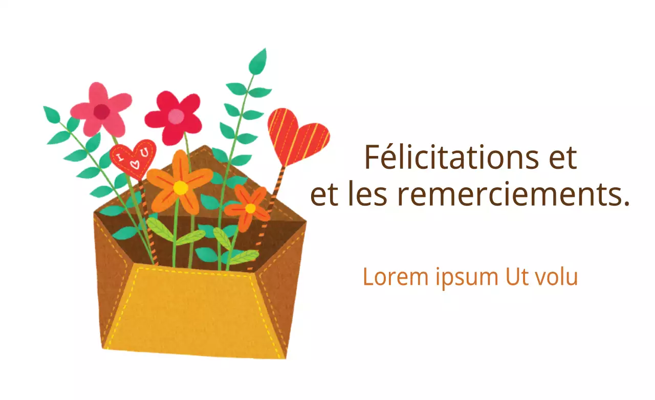 Formule de félicitations