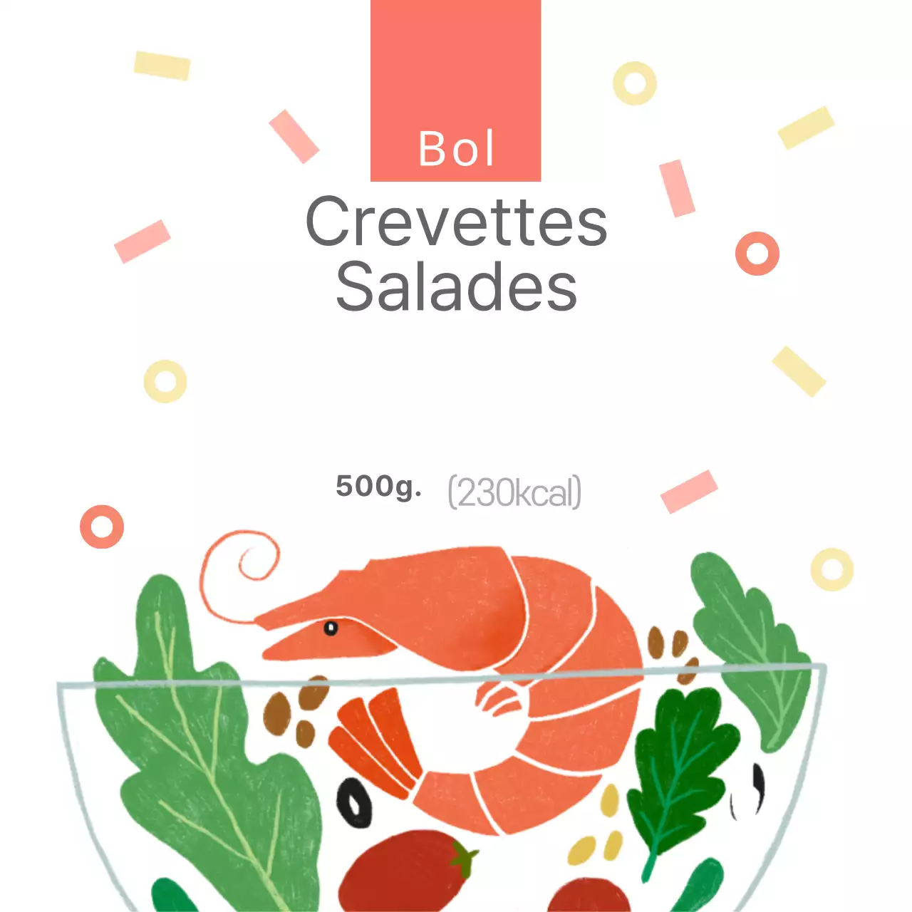 Salade de crevettes