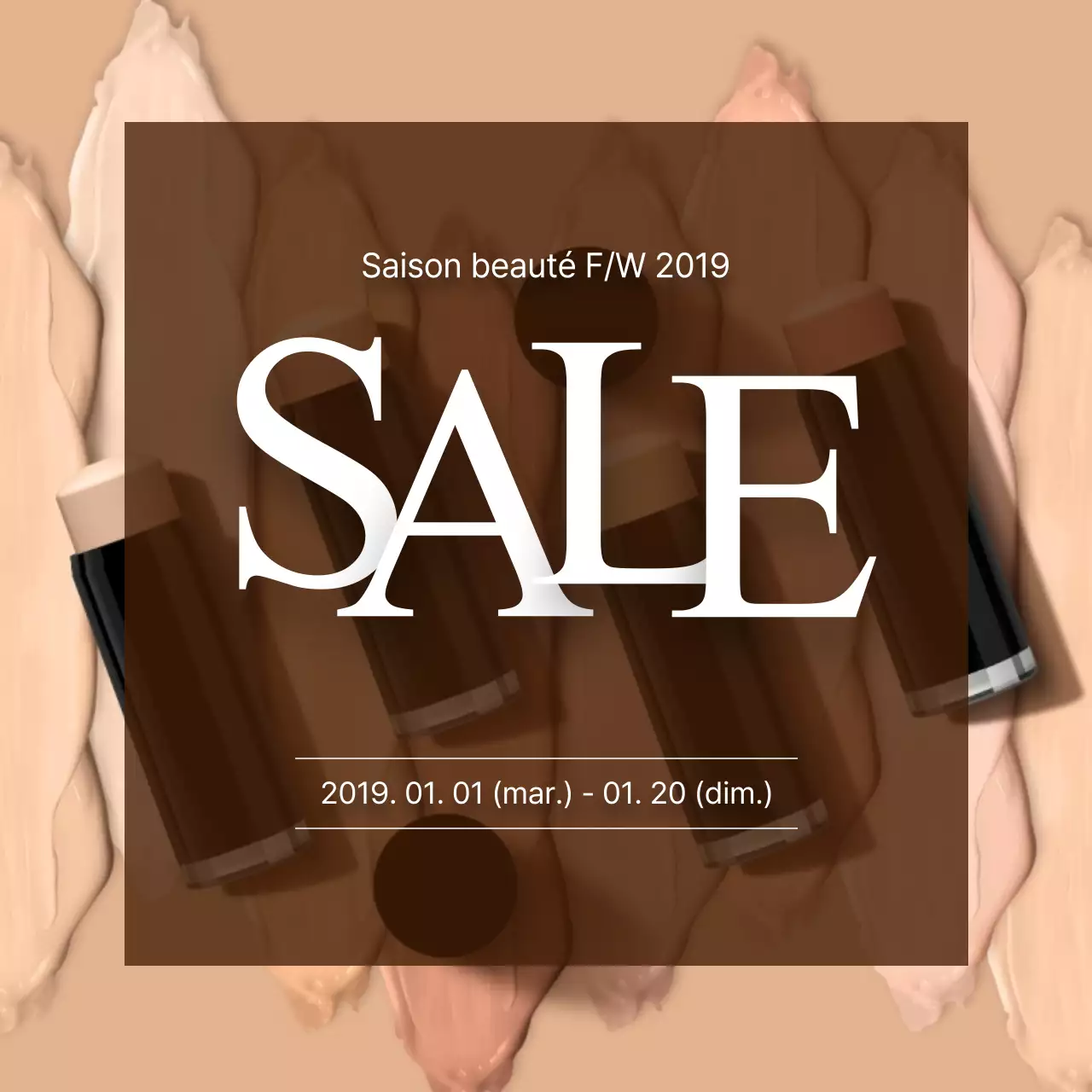 Textures cosmétiques