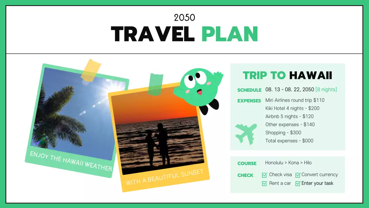 Business GoodNotes with mint-colored black lines