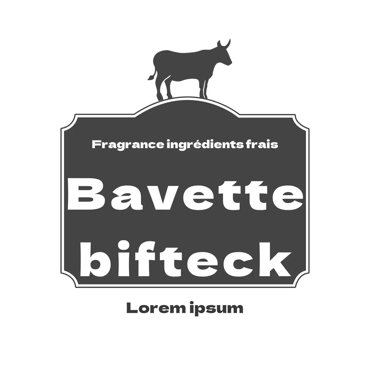 Étiquettes de bavette