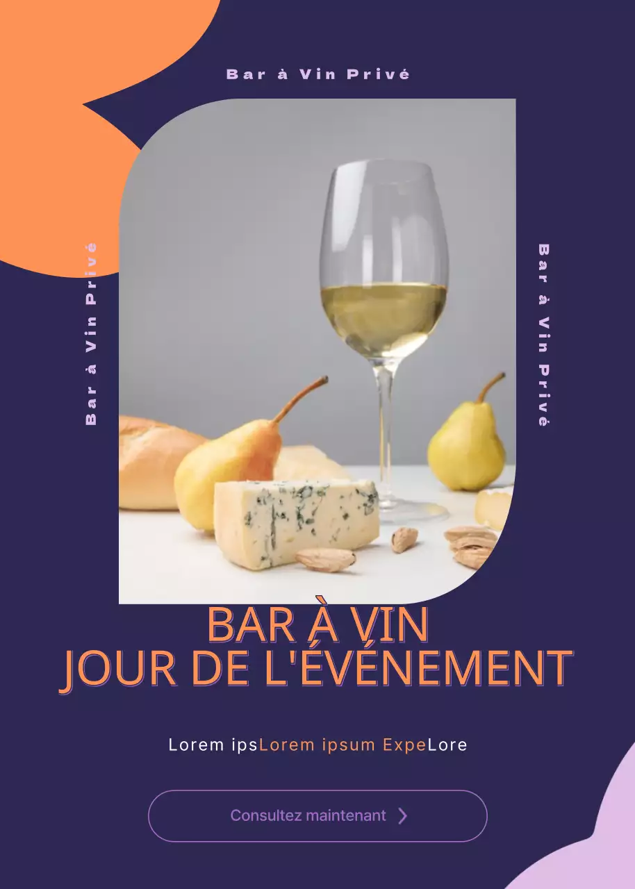 Réservations de bars à vin à prix réduit avec des fonds et des formes bleu marine