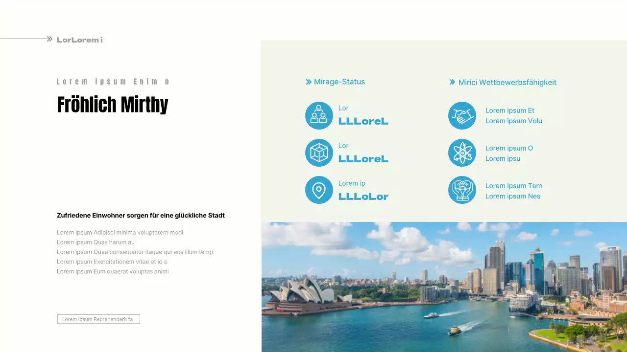 Ein einfacher, hellblau-gelber Vorschlag für eine partizipative Gemeindeordnung