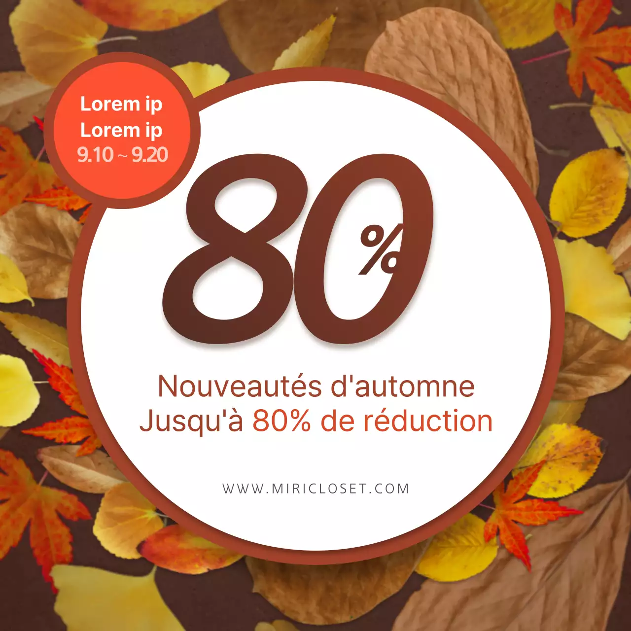 Événements d'automne