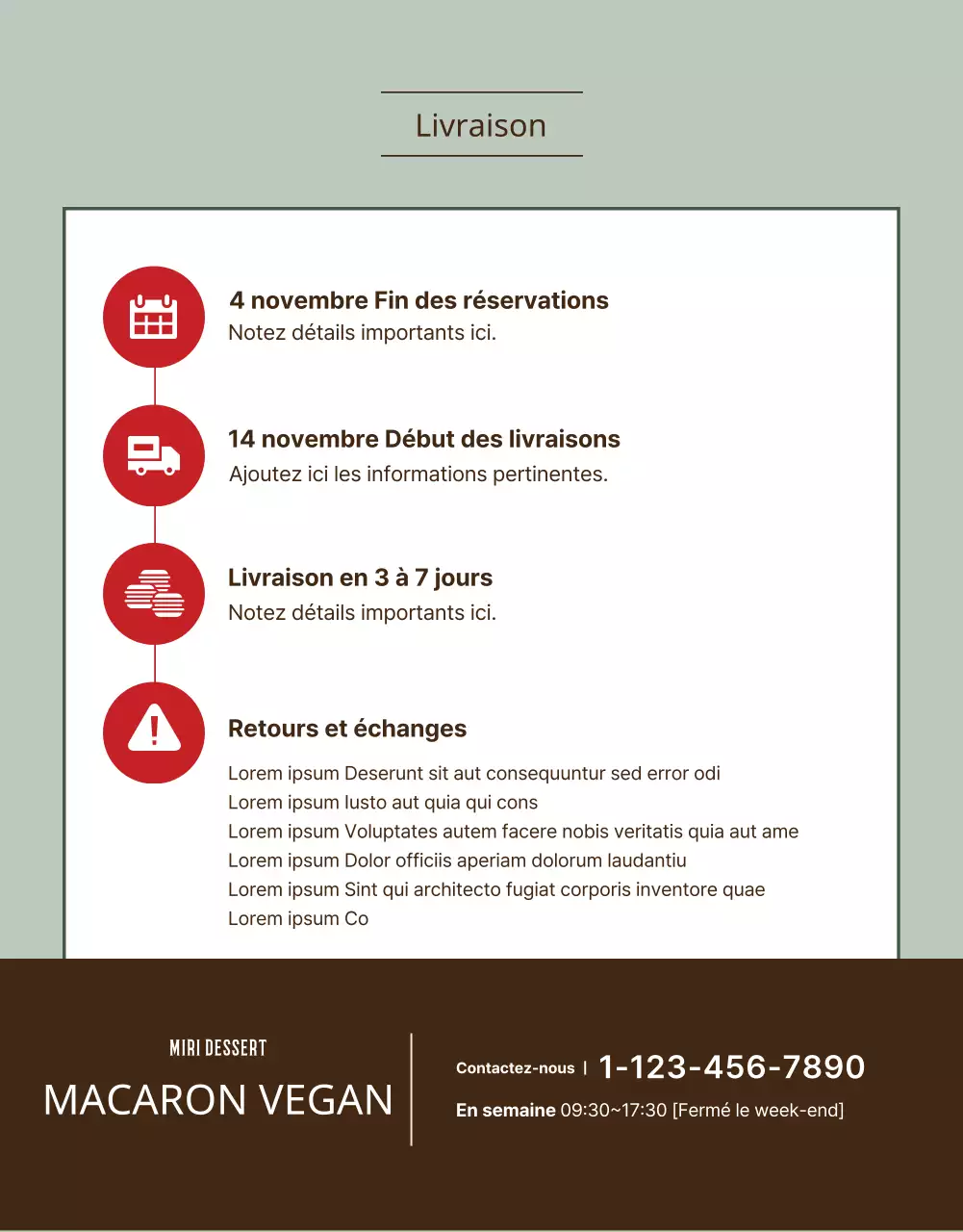 Présentation du financement des macarons végétaliens à la menthe et au rouge