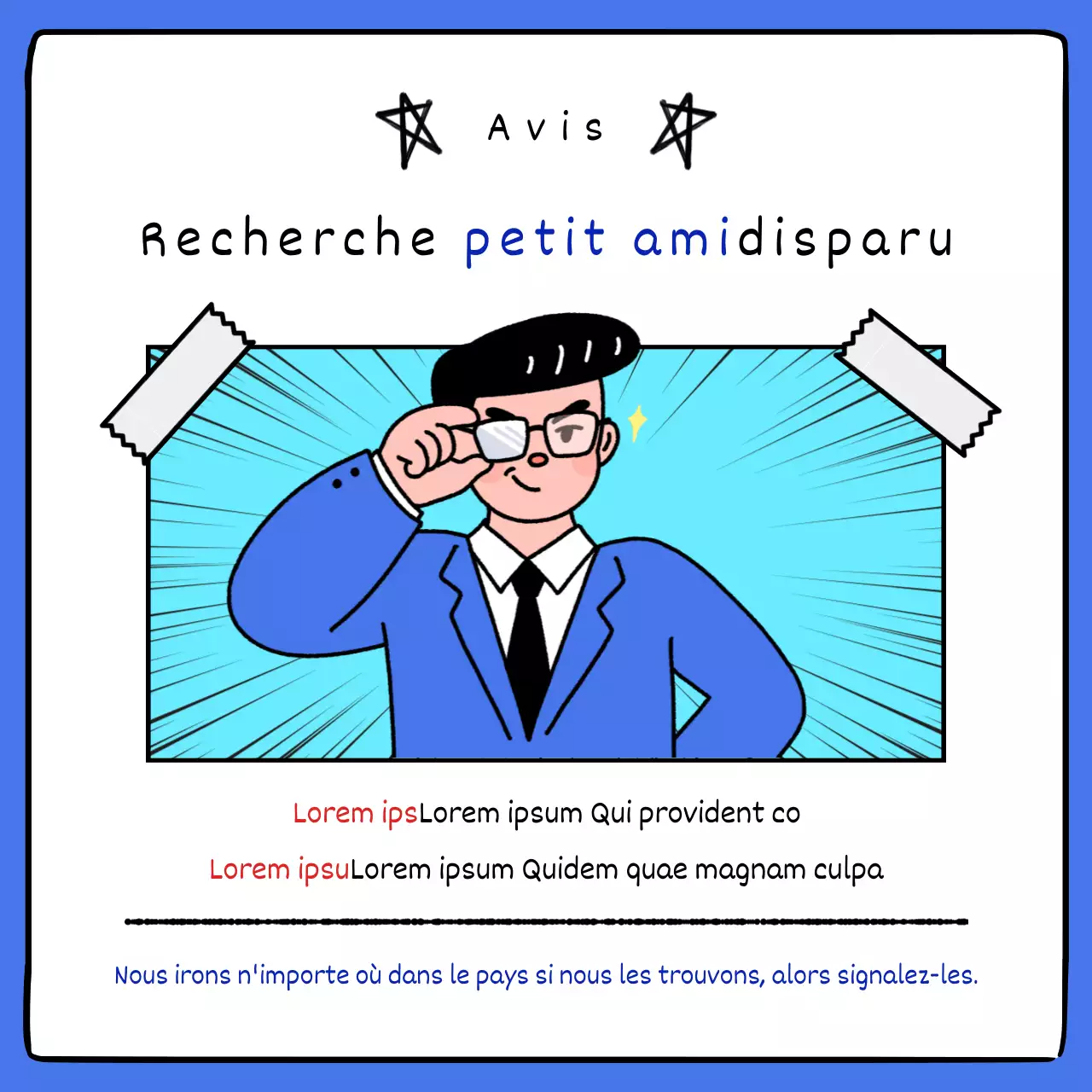 Papier peint écrit à la main bleu comique concept petit ami offre d'emploi tumblr