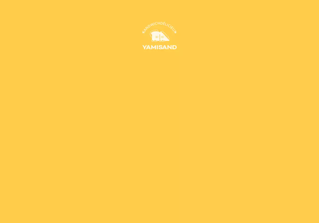 Sandwich shop merchandising avec un motif à carreaux rouges et jaunes et une pochette dépliable avec un personnage mignon.