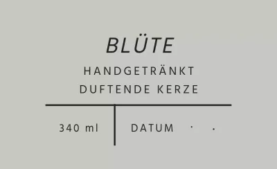 DUFTENDE KERZE