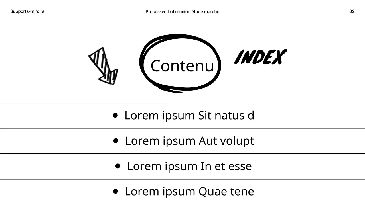 Minutes d'étude en noir et blanc avec un concept de gribouillage