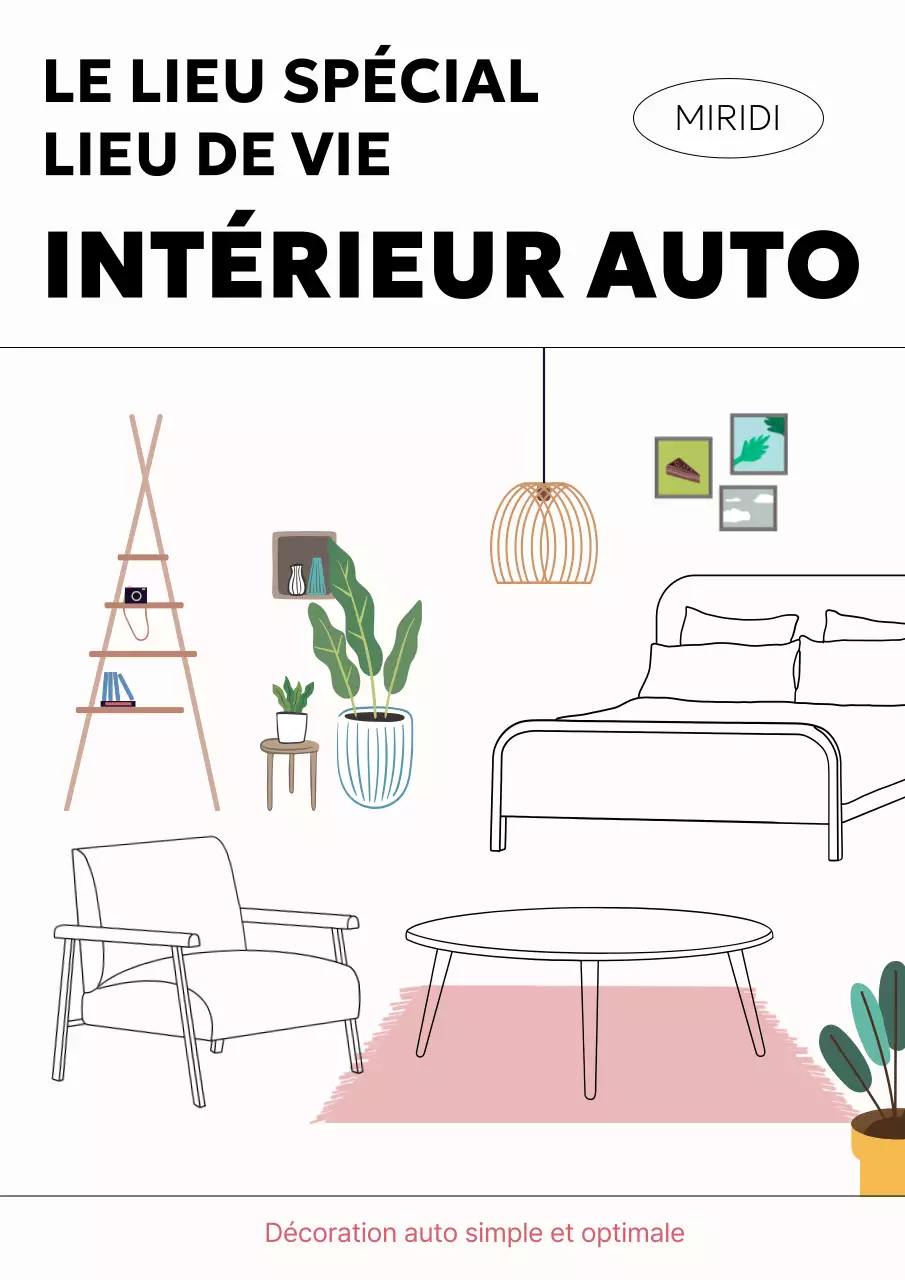 Un livre intérieur avec des lignes et des illustrations en noir et blanc