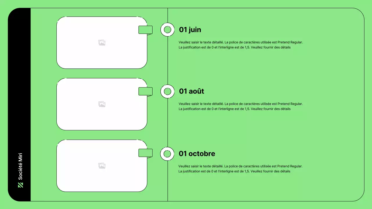 Illustration d'entreprise avec des lignes simples en vert