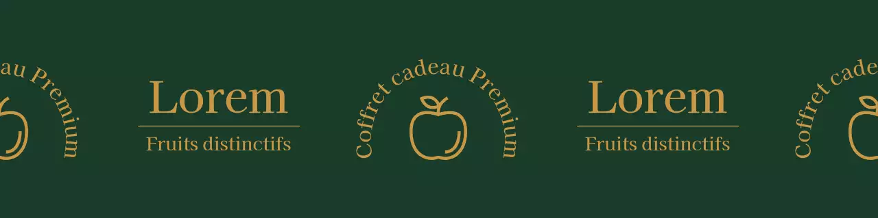 Logo de ferme de style simple en vert foncé et ocre