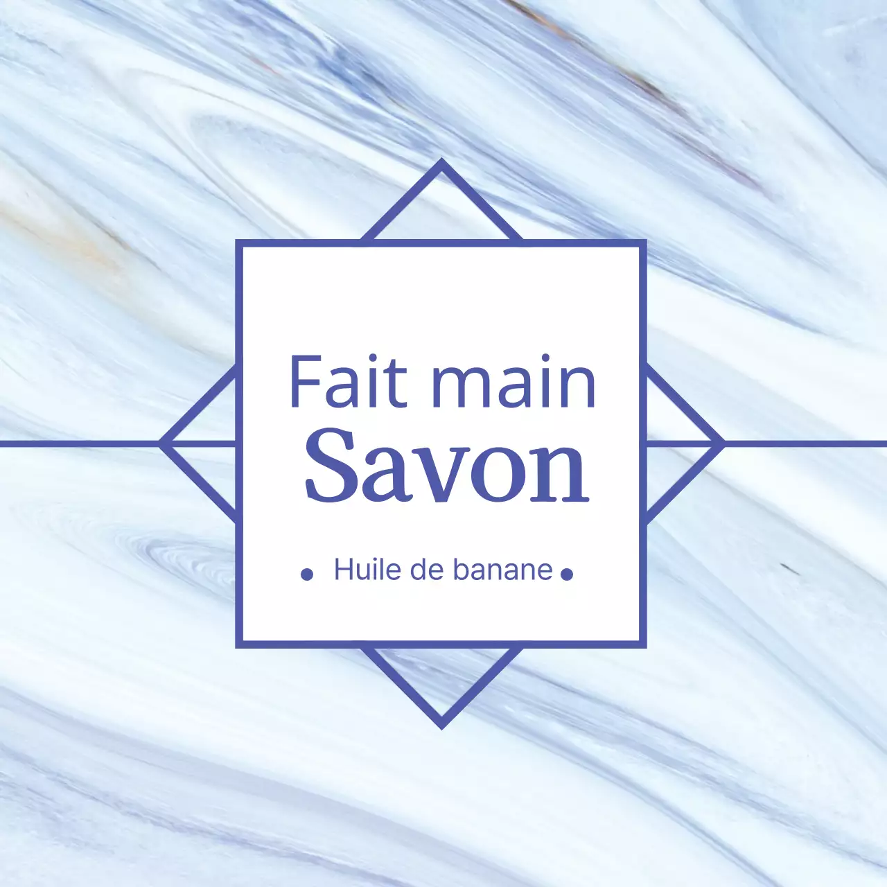 Étiquettes de savon faites à la main