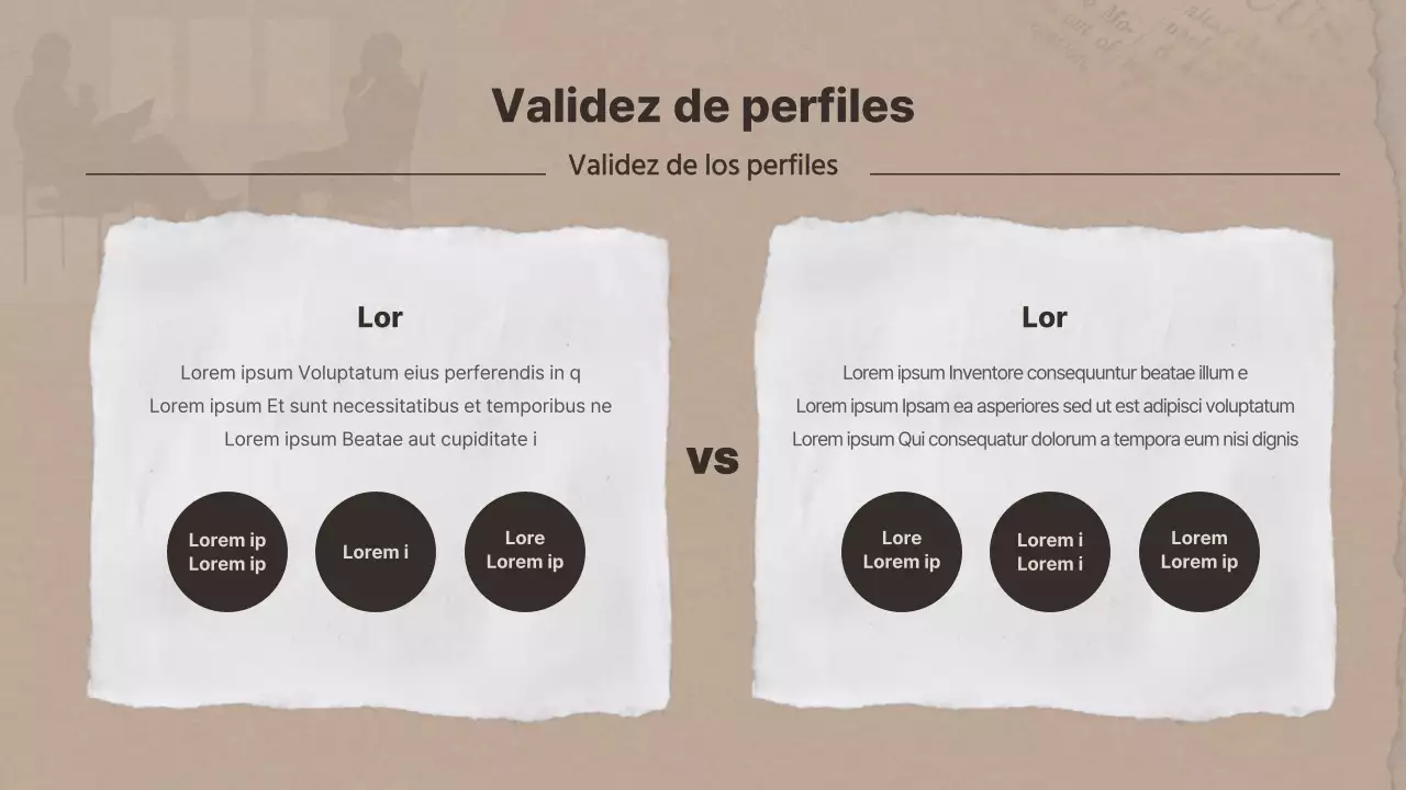 Presentaciones de investigación sobre psicología criminal en papel de estraza