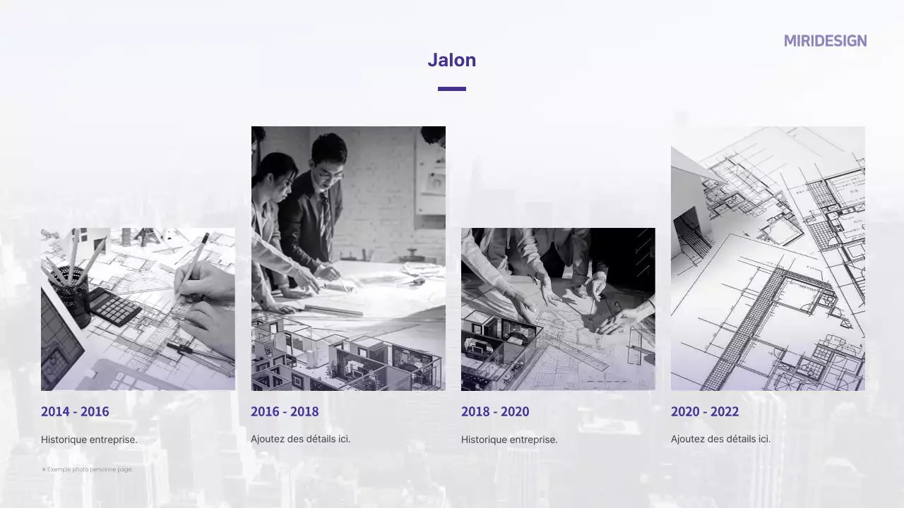 Modèle de lettre de couverture d'entreprise en tons violets