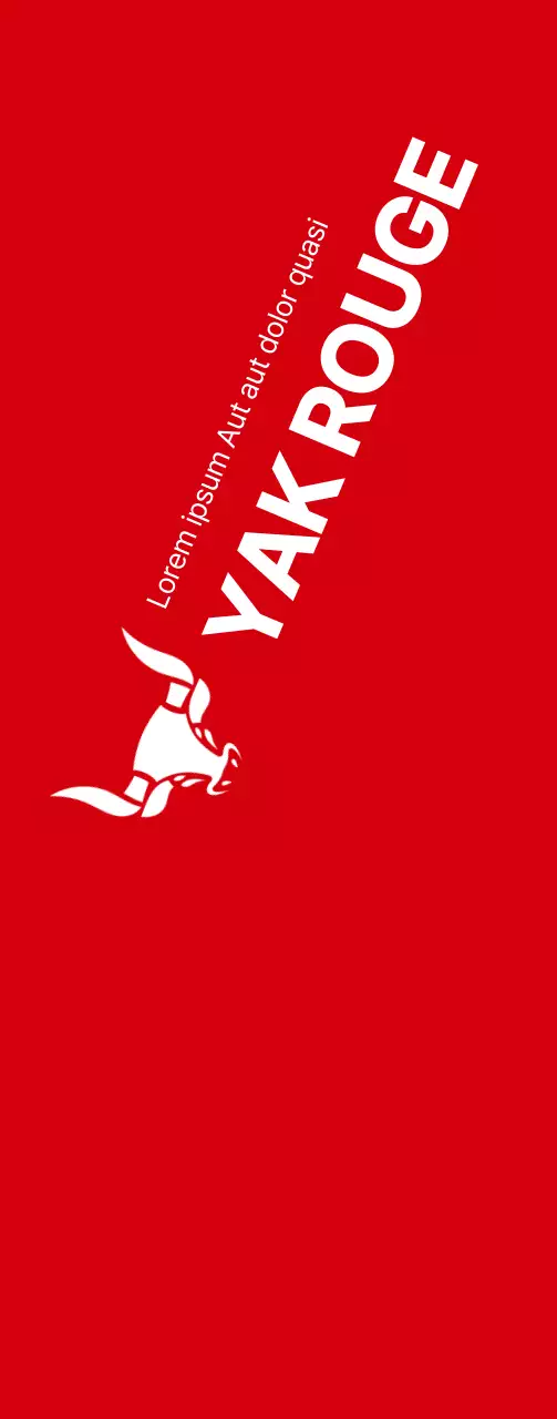 Style épuré en rouge et blanc pour l'information et la promotion du marathon