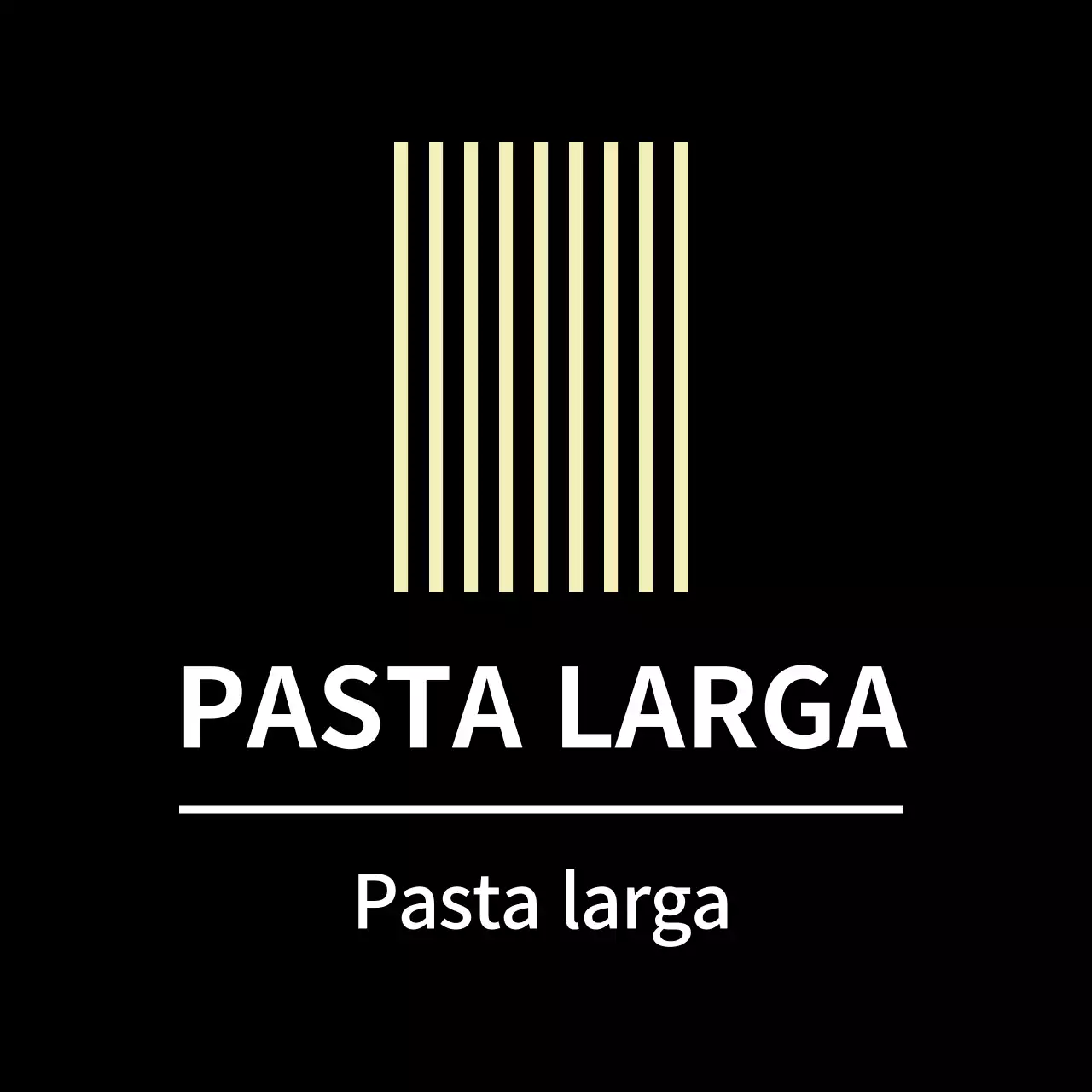 Pegatina de pasta larga para etiquetas negras de guarnición sencilla