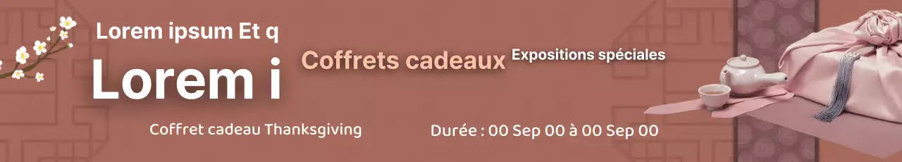 Exposition de coffrets cadeaux Chuseok