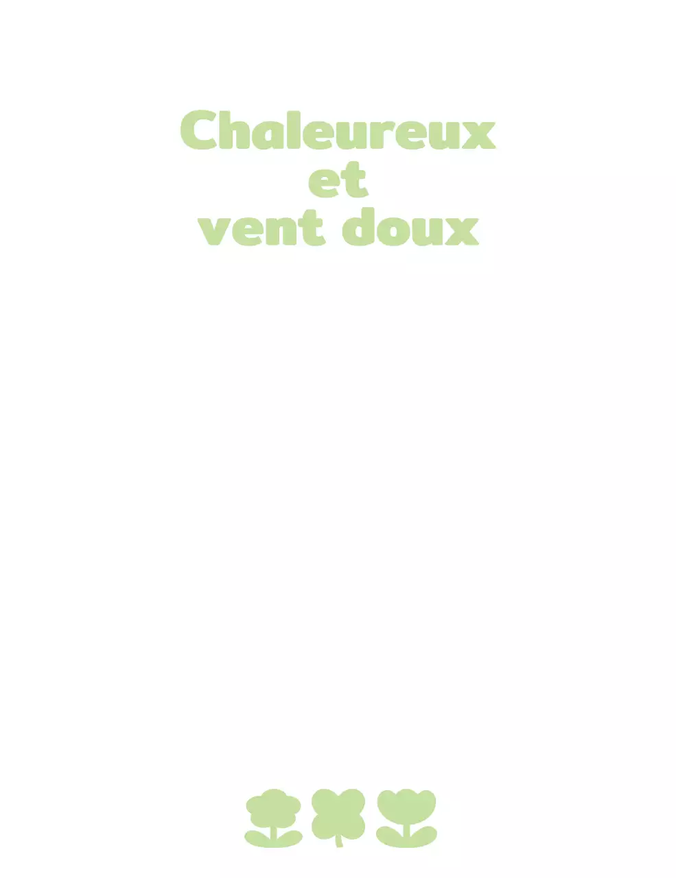 Marchandise avec des illustrations simples et mignonnes de lapins et de fleurs en vert clair.