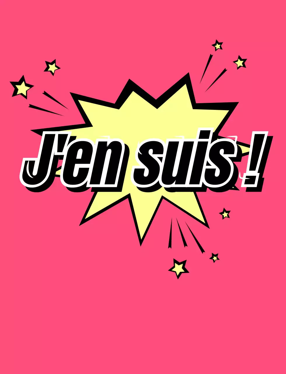 T-shirt d'un groupe scolaire avec texte arrondi en bande dessinée