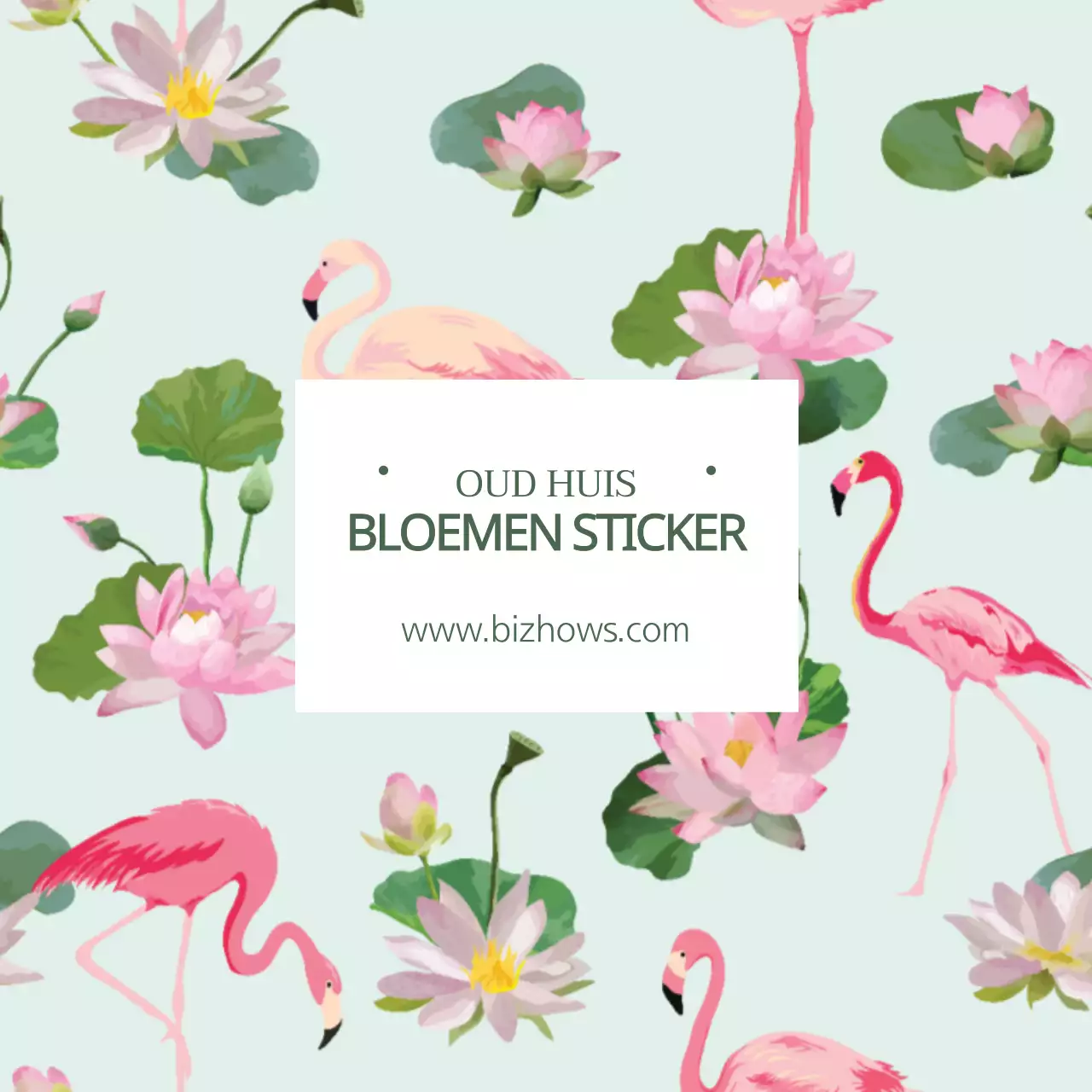 BLOEMEN STICKER
