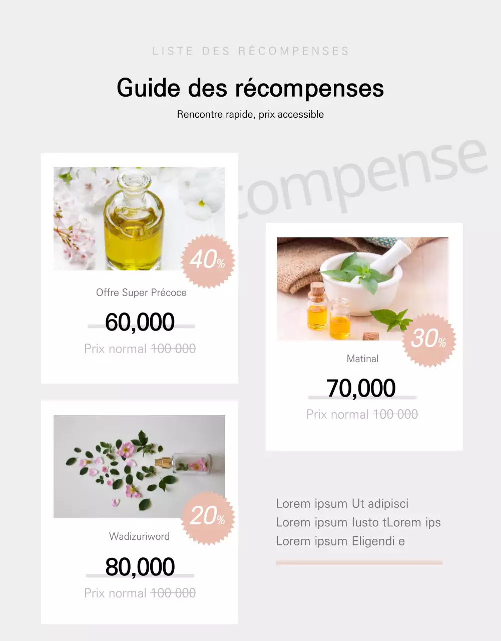 Page détaillée sur les constantes des fibres