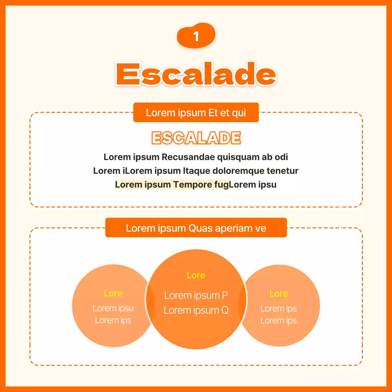 Orange Illustrated Concept Sport Climbing Information et recrutement