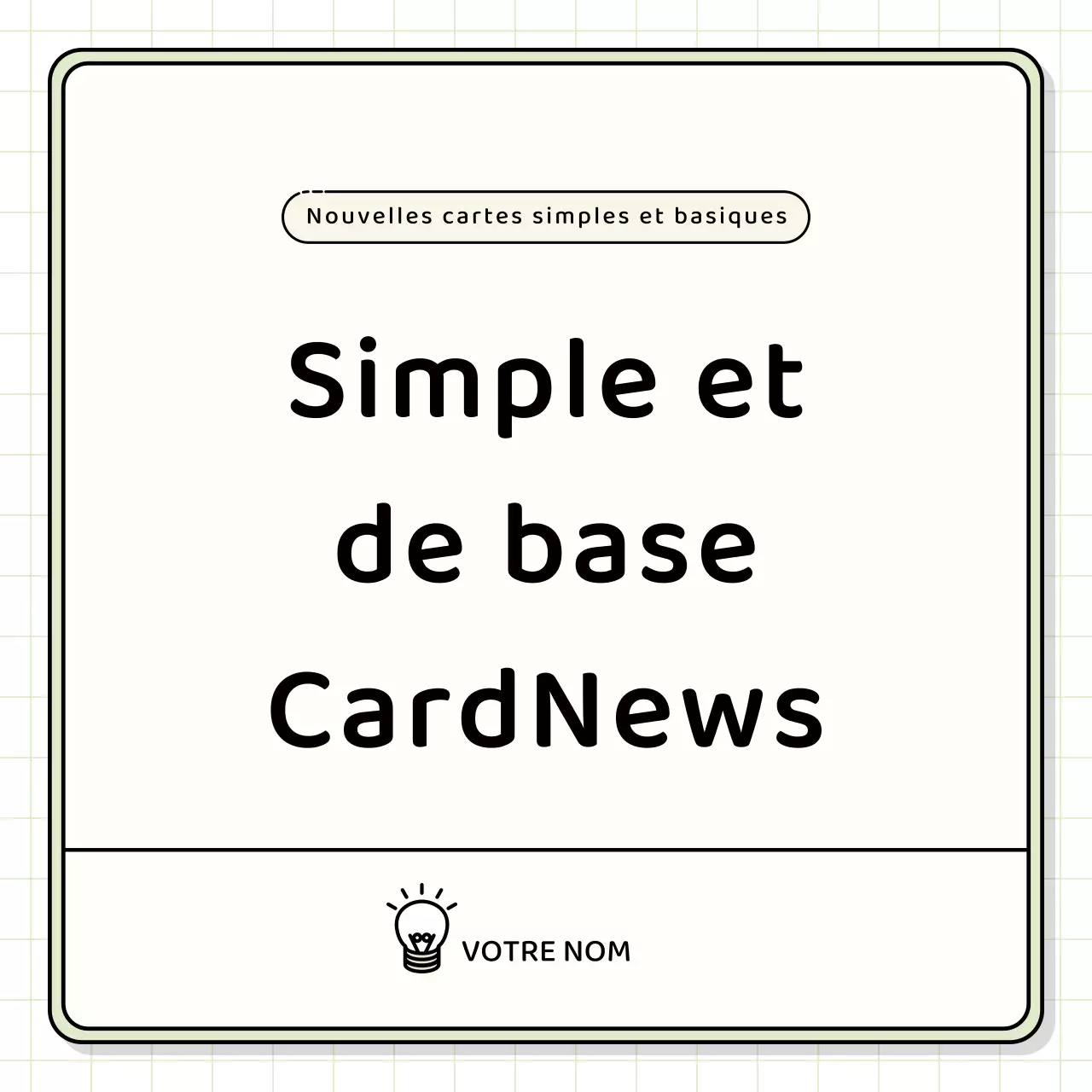 Kit de présentation de base en jaune et chartreuse