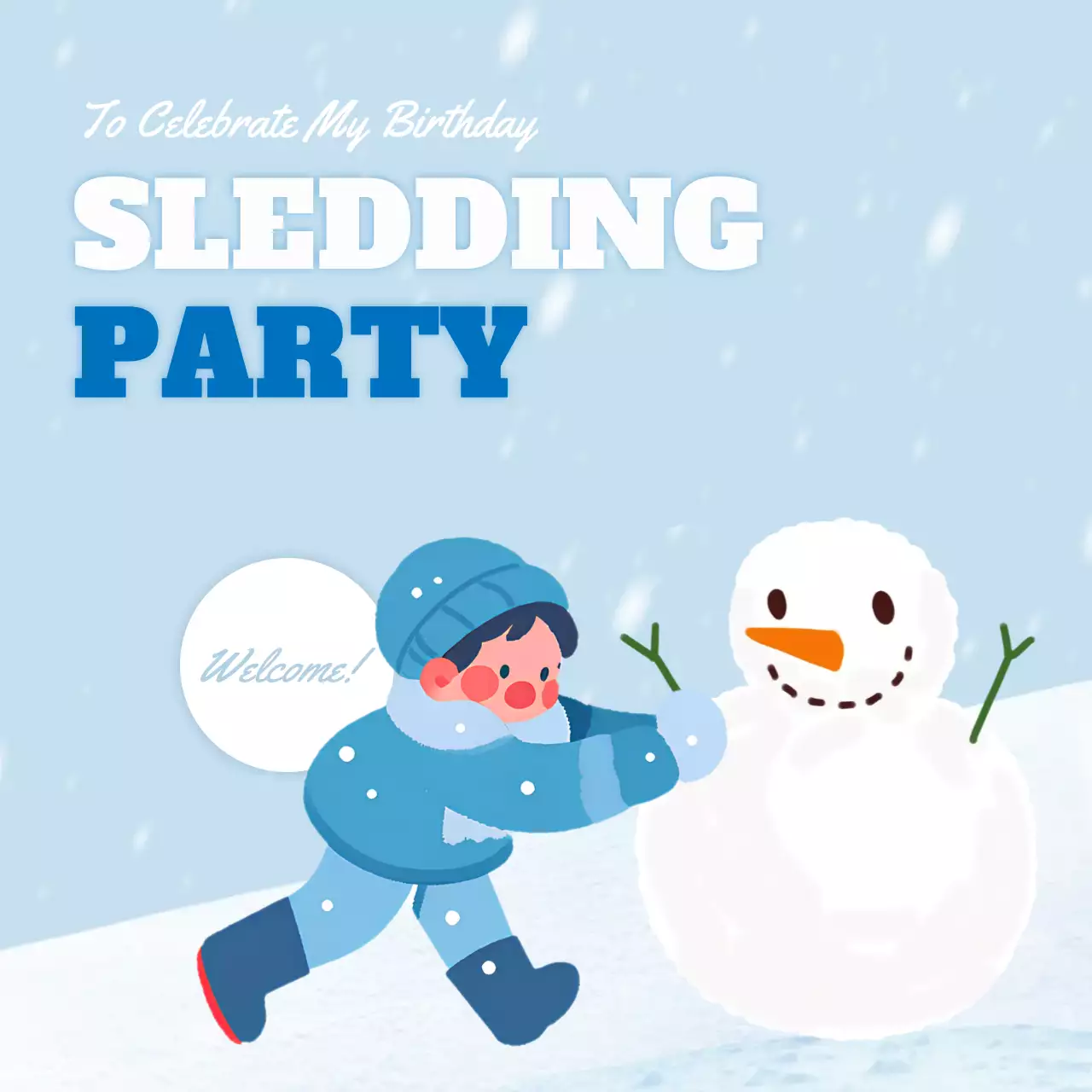 Pink Simple Birthday Invitation Instagram Post