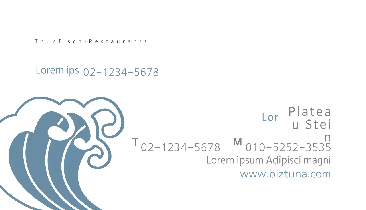 Thunfisch-Restaurant