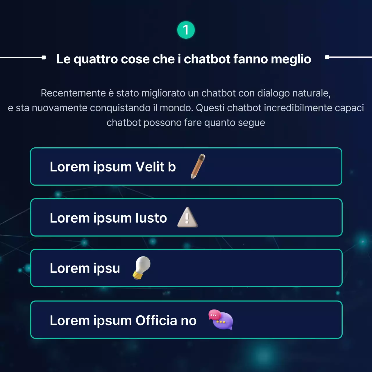 Materiali per chatbot per un concetto di personaggio robotico blu navy
