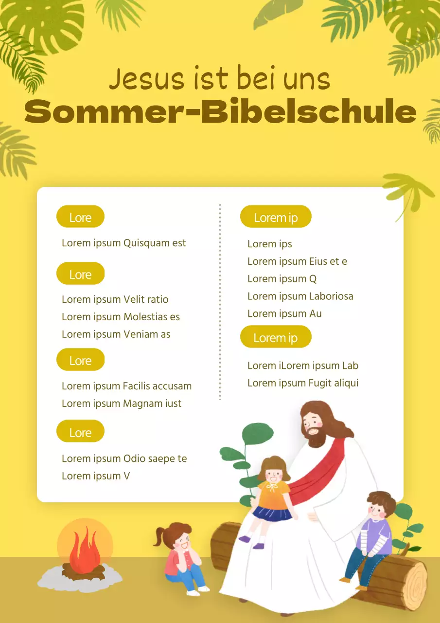 Sommerbibelschule mit Jesus