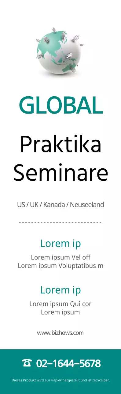 Sauberer Stil in dunklem Mint und Schwarz Über Intuition-Seminare