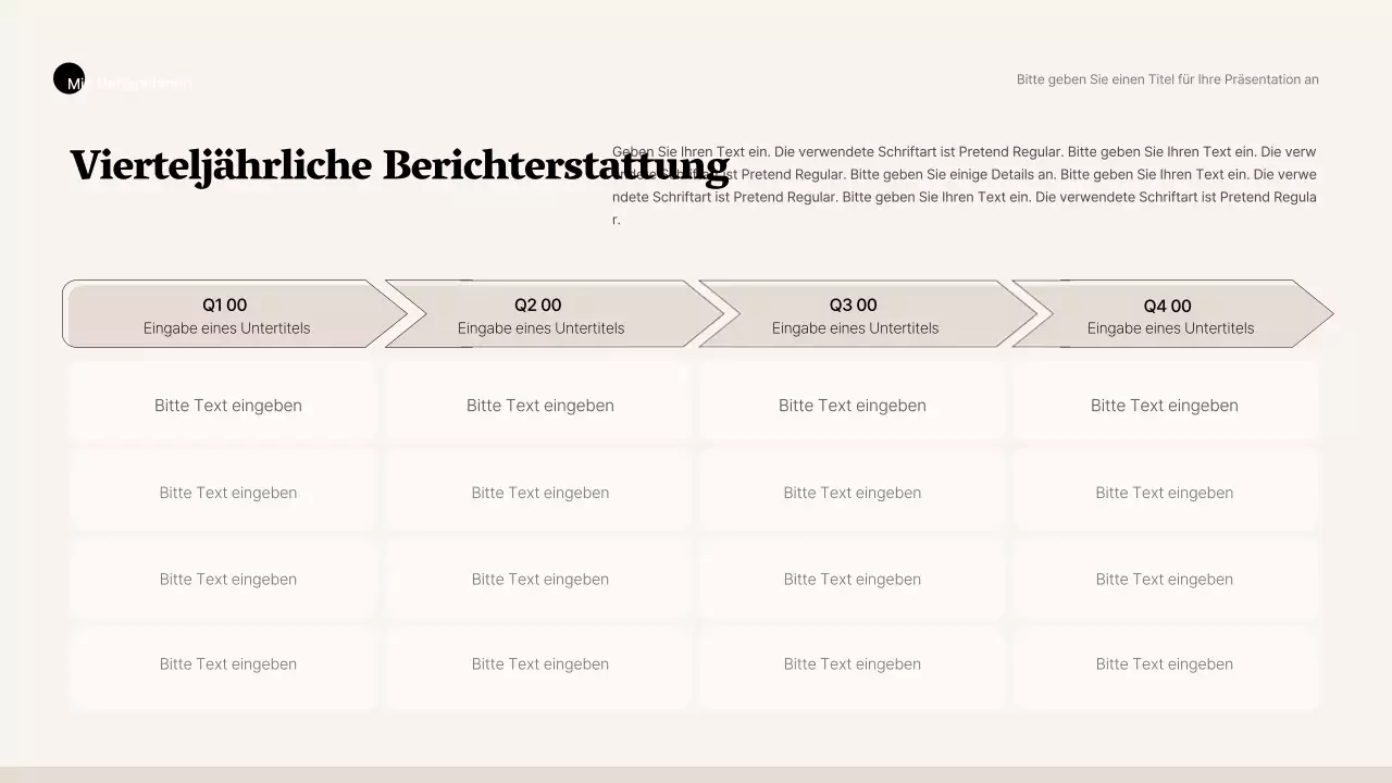 Schlichter Business-Stil in Beige und Braun