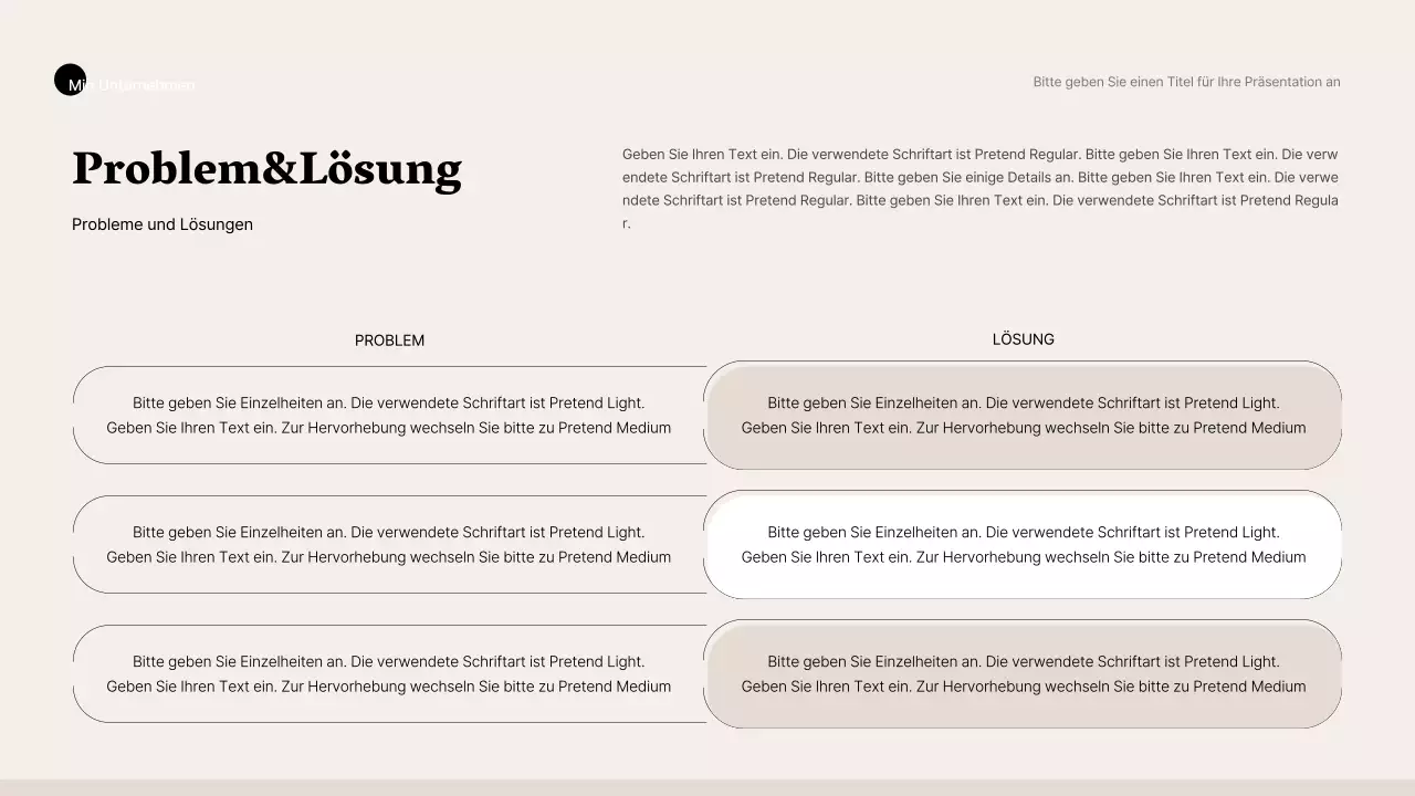 Schlichter Business-Stil in Beige und Braun