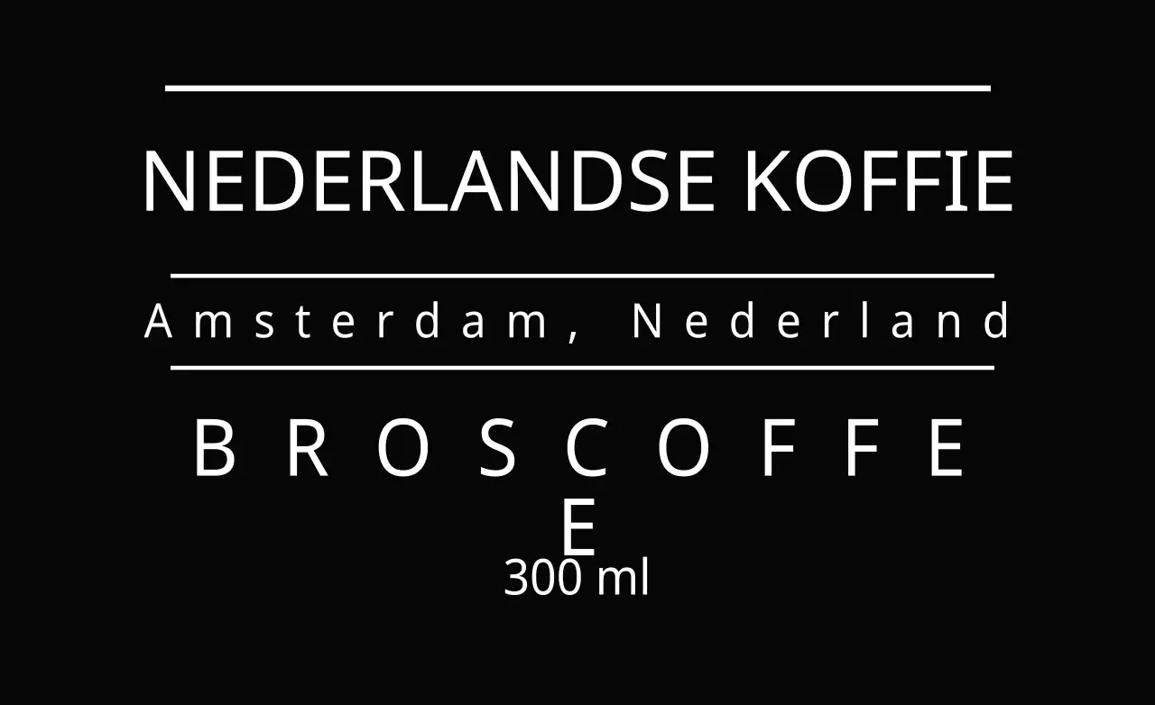 NEDERLANDSE KOFFIE